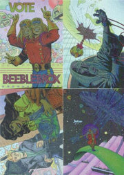 Hitchhiker's Guide to the Galaxy Tekchrome Chase Card Set T1 - T4 Cardz 1994   - TvMovieCards.com