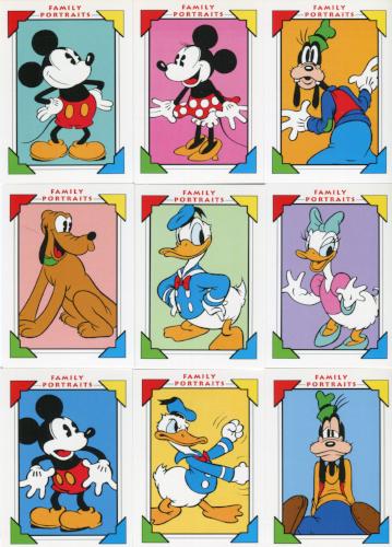 Disney Collector Cards Series 1 Complete Base Card Set 210 Cards Impel 1991   - TvMovieCards.com