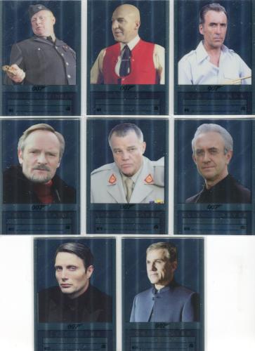James Bond Archives Final 2017 Double Sided Mirror Chase Card Set 8 Cards   - TvMovieCards.com