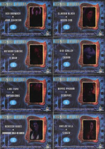 Farscape Season 4 Farscape Gallery Chase Card Set 8 Cards G1 thru G8 - TvMovieCards.com