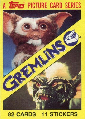Gremlins 1 Movie Vintage Base Card Set 82 Cards and 11 Stickers