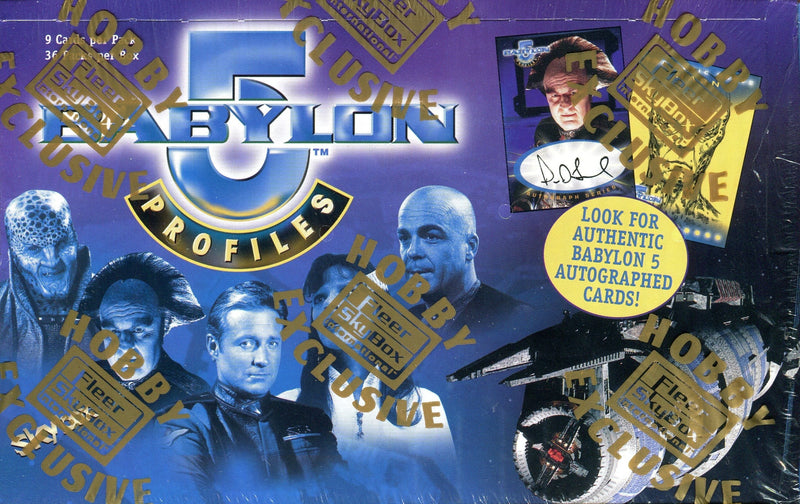 Babylon 5 Profiles Trading Card Box 36 CT  Fleer Skybox 1999   - TvMovieCards.com