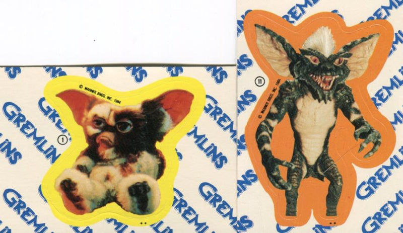 Gremlins 1 Movie Vintage Base Card Set 82 Cards and 11 Stickers 1984 Topps - TvMovieCards.com