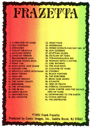 Frazetta Series 1 Base Card Set 90 Cards Comic Images 1991   - TvMovieCards.com