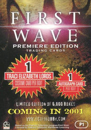 First Wave Costume Card Set 6 Costume Cards and Promo Card P1   - TvMovieCards.com
