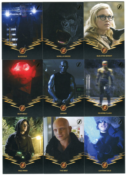 2016 DC Flash Season 1 Rogues Chase Card Set G1-G9   - TvMovieCards.com