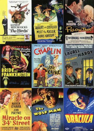 Movie Posters Classic Vintage 2 Stars Monsters Comedy by Breygent Base Card Set   - TvMovieCards.com