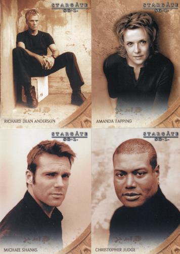 Stargate SG-1 Season Seven Casting Call Chase Card Set CC1 - CC4 2005 Rittenhouse   - TvMovieCards.com