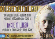 Farscape Through the Wormhole Angie Milliken Autograph Card A54   - TvMovieCards.com