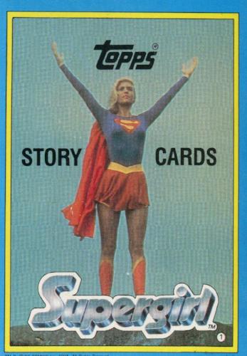 Supergirl Movie Vintage Sticker Card Set 44 Sticker Cards Topps 1984   - TvMovieCards.com