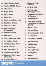 Psych Seasons 1-4 Trading Base Card Set 68 Cards Cryptozoic 2013   - TvMovieCards.com