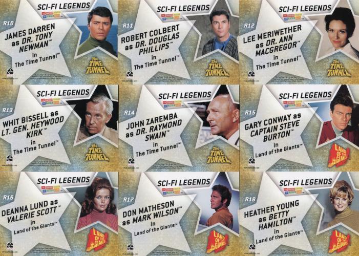 Fantasy Worlds of Irwin Allen Sci-Fi Legends Chase Card Set R1 thru R21   - TvMovieCards.com