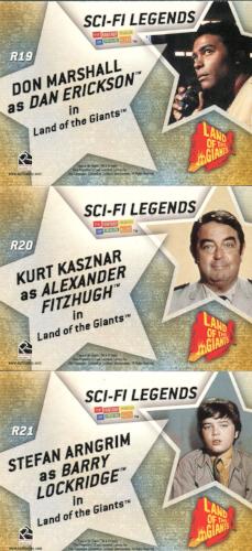 Fantasy Worlds of Irwin Allen Sci-Fi Legends Chase Card Set R1 thru R21   - TvMovieCards.com