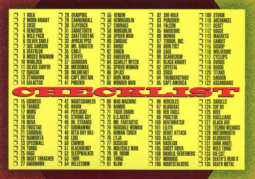Marvel Universe Series 4 Base Card Set 180 Cards Impel 1993   - TvMovieCards.com