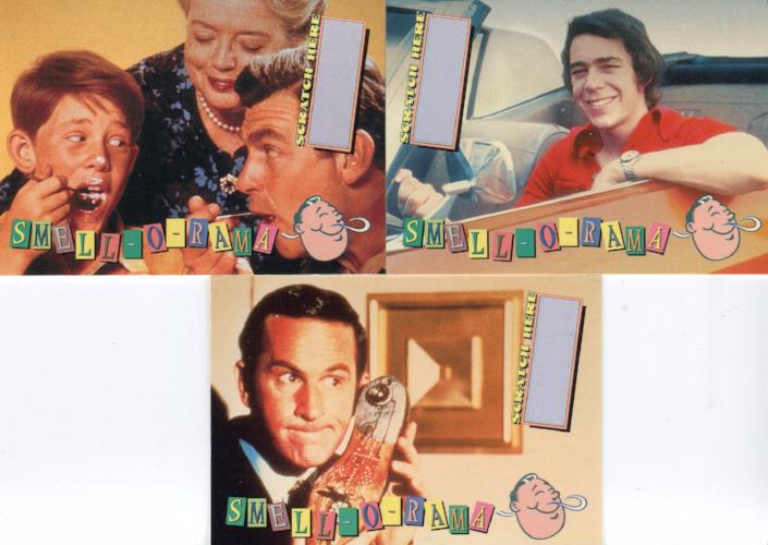 TV's Coolest Classics Smell-O-Rama Chase Card Set 3 Cards S1 S2 S3 - TvMovieCards.com