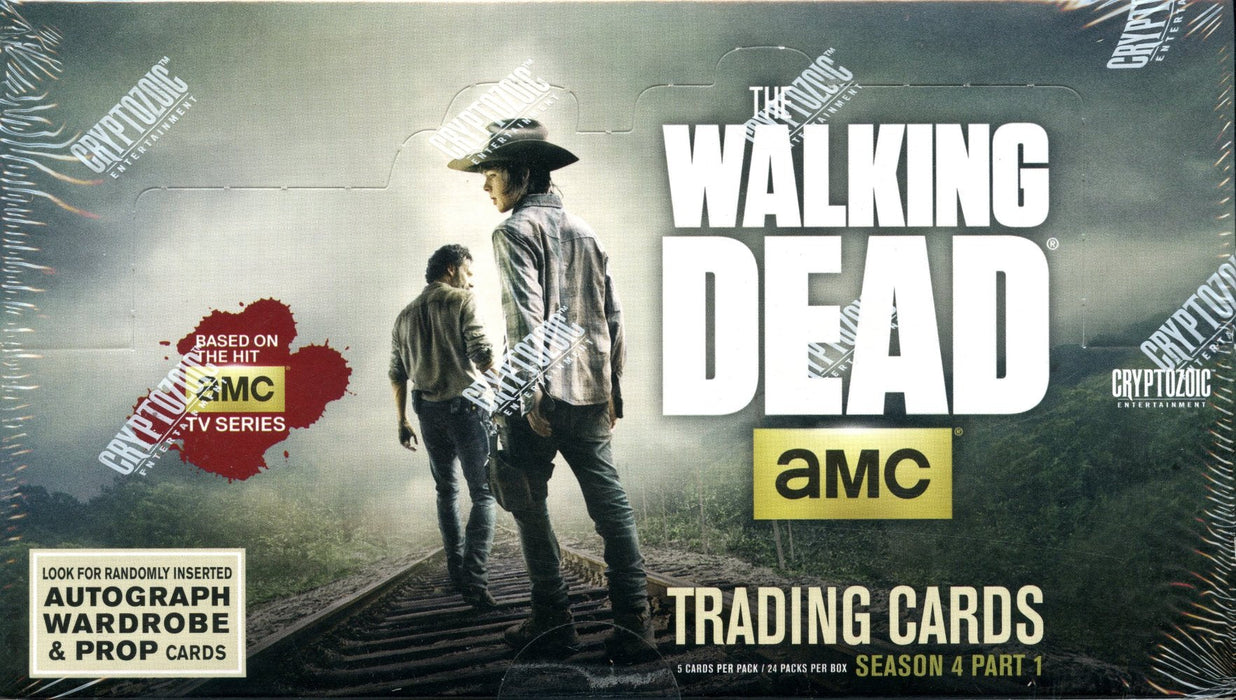 Walking Dead Season 4 Part 1 Trading Card Box 24 Packs Factory Sealed 2016   - TvMovieCards.com