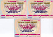 TV's Coolest Classics Promo Card Set 3 Cards P1 P2 P3 - TvMovieCards.com