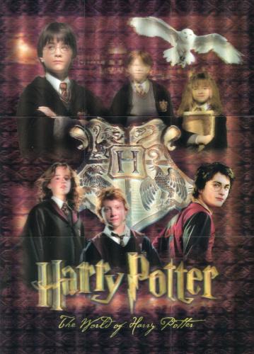 The World of Harry Potter 3D 1 Puzzle Chase Card Set 9 Cards PZ1 - PZ9   - TvMovieCards.com