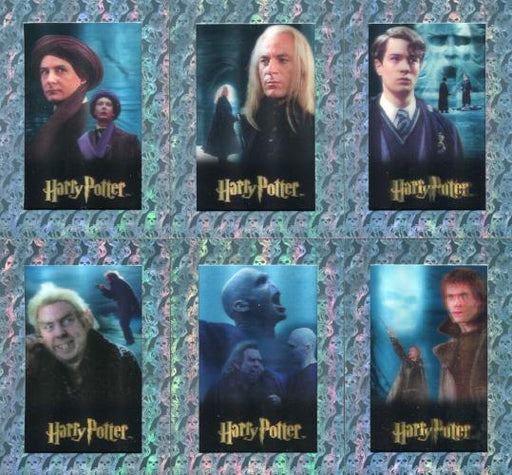 The World of Harry Potter 3D 1 Rare Chase Card Set 6 Cards R1-R6   - TvMovieCards.com