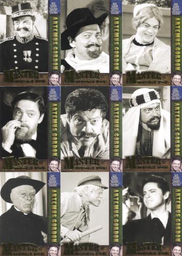 Wild Wild West Season 1 Master of Disguise Chase Card Set 9 Cards M1 - M9   - TvMovieCards.com