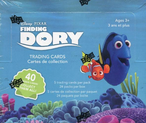 Finding Dory Card Box Disney Pixar Movie 24 Packs Upper Deck 2016   - TvMovieCards.com