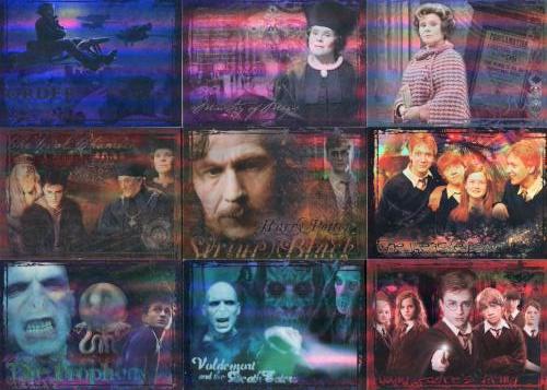 Harry Potter Order of Phoenix Update Foil Puzzle Chase Card Set 9 Cards R1 - R9 - TvMovieCards.com