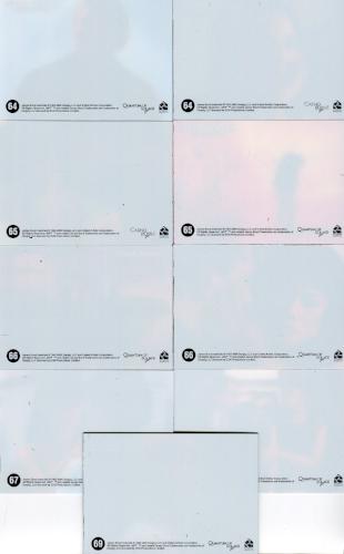 James Bond Heroes & Villains Lenticular Expansion Card Set 9 Cards 64 -69 2010 - TvMovieCards.com