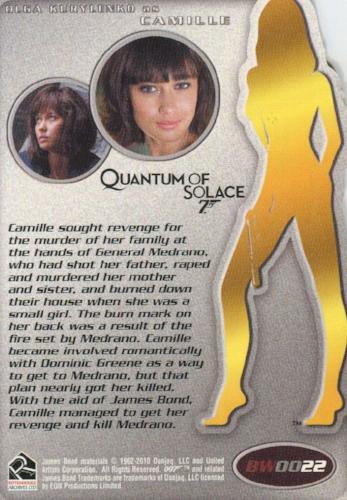 James Bond Heroes & Villains Bond Girls Expansion Card BW0022   - TvMovieCards.com