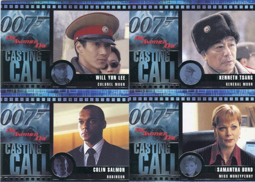 James Bond Die Another Day Casting Call Chase Card Set C1 thru C12   - TvMovieCards.com