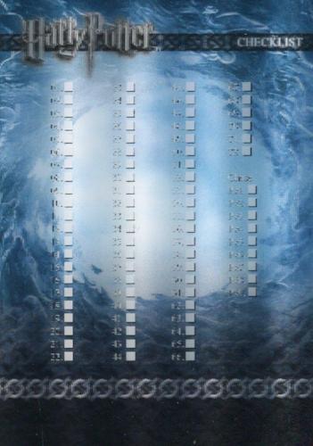 The World of Harry Potter 3D 2 Base Trading Card Set 72 Cards - TvMovieCards.com