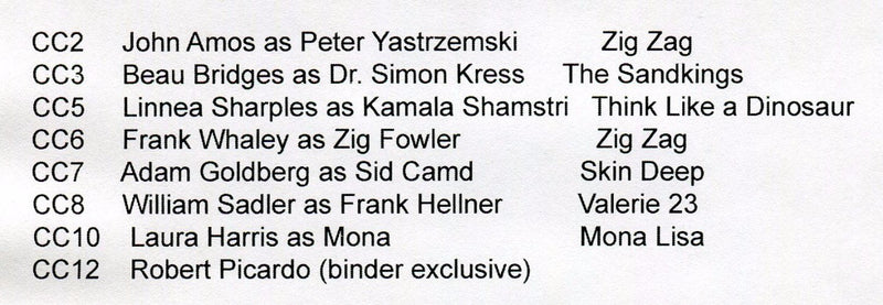 Outer Limits Sex, Cyborgs & Science Fiction Costume Card Lot 8 Cards   - TvMovieCards.com