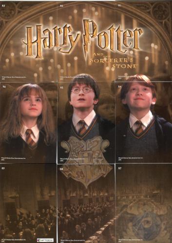 Harry Potter and the Sorcerer's Stone Holographic Foil Chase Card Set 9 Cards   - TvMovieCards.com