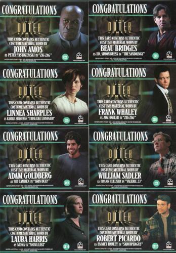 Outer Limits Sex, Cyborgs & Science Fiction Costume Card Lot 8 Cards   - TvMovieCards.com