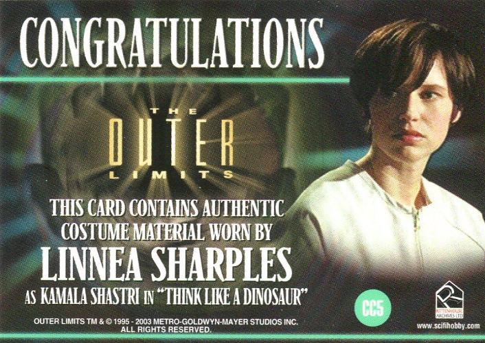 Outer Limits Sex, Cyborgs & Science Fiction Linnea Sharples Costume Card CC5   - TvMovieCards.com