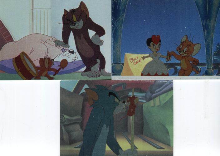 Tom & Jerry Tekchrome Chase Card Set 3 Cards T1 T2 T3 1993 CardZ - TvMovieCards.com