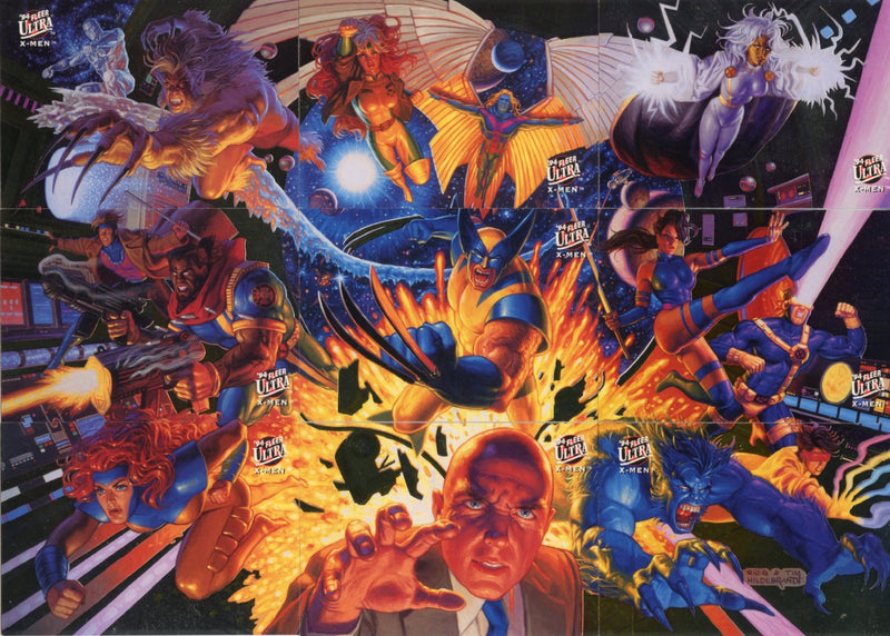 Marvel X-Men Ultra Team Portrait 9 Chase Card Set 1994 Fleer   - TvMovieCards.com