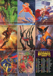 Marvel Masterpieces Series Two 90 Base Card Set 1993 Skybox   - TvMovieCards.com