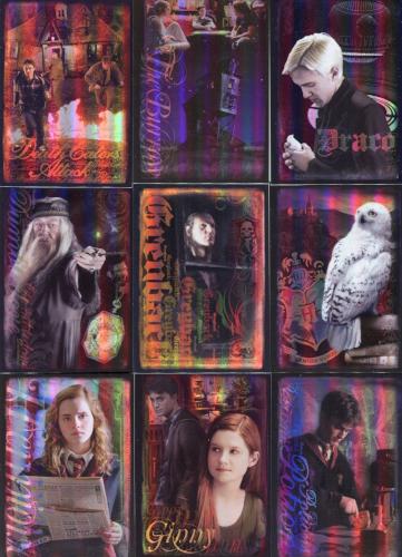 Harry Potter and the Half Blood Prince Foil Puzzle Card Set R1 -R9   - TvMovieCards.com