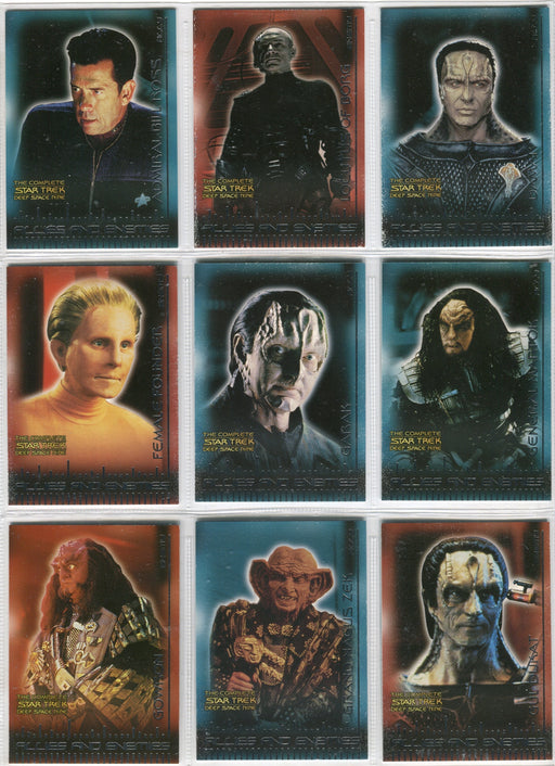 Star Trek The Complete Deep Space Nine DS9 Allies & Enemies Chase Card Set B1 -   - TvMovieCards.com