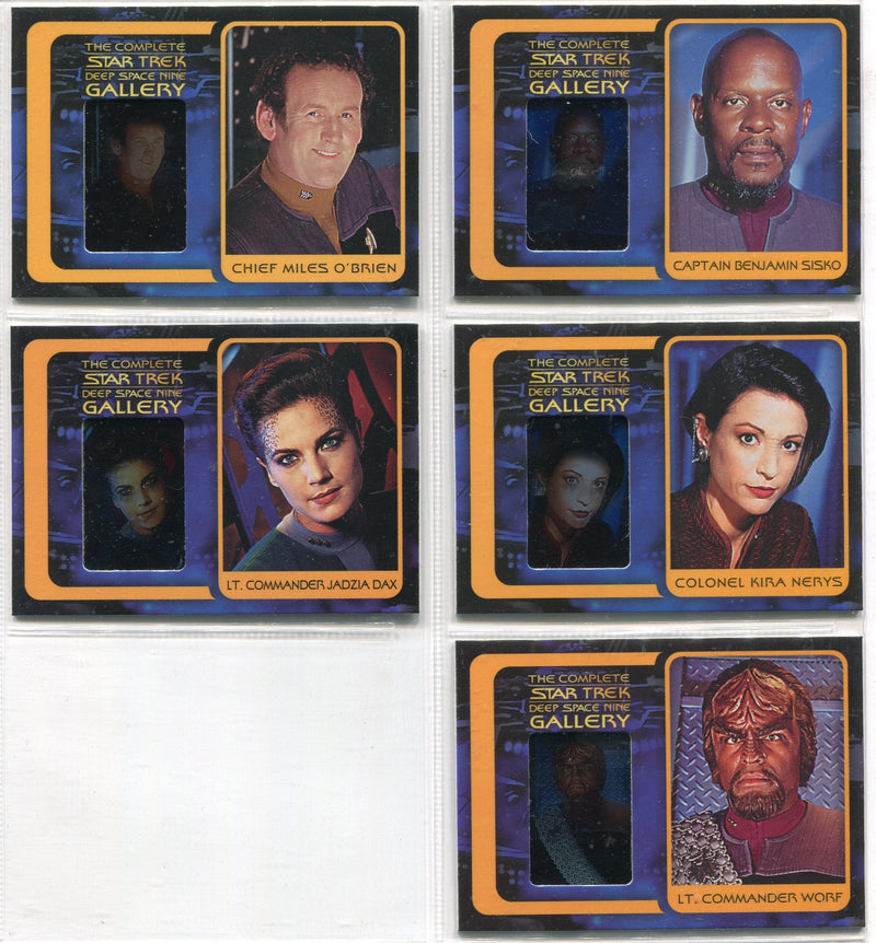 Star Trek The Complete Deep Space Nine DS9 Gallery Chase Card Set G1-G10   - TvMovieCards.com
