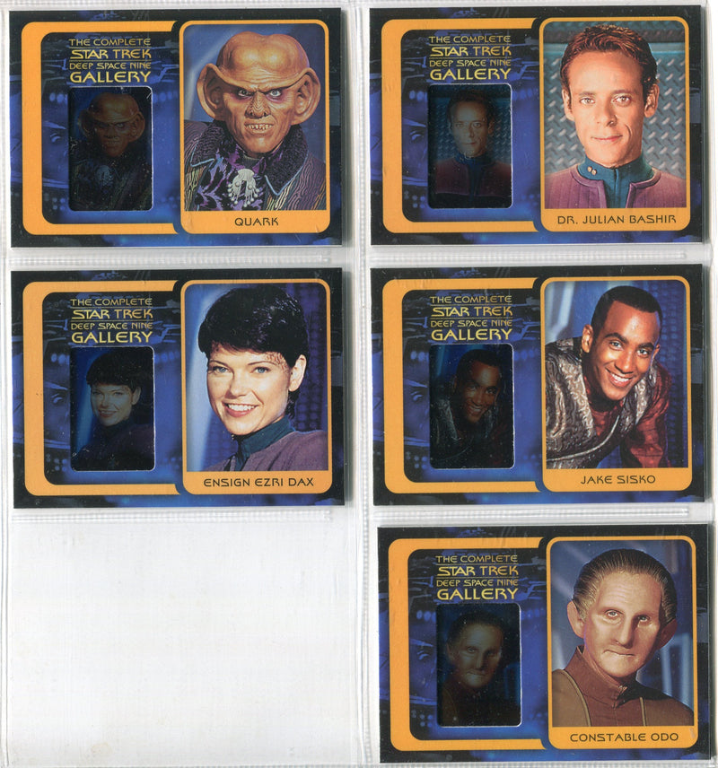 Star Trek The Complete Deep Space Nine DS9 Gallery Chase Card Set G1-G10   - TvMovieCards.com