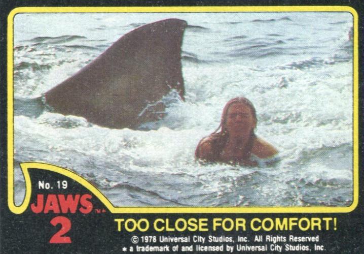 Jaws 2 Movie Vintage Trading Card Set 59 Cards No Stickers 1978 Topps   - TvMovieCards.com