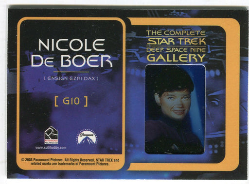 Star Trek Complete Deep Space Nine DS9 Gallery Chase Card G10 Ensign Ezri Dax   - TvMovieCards.com