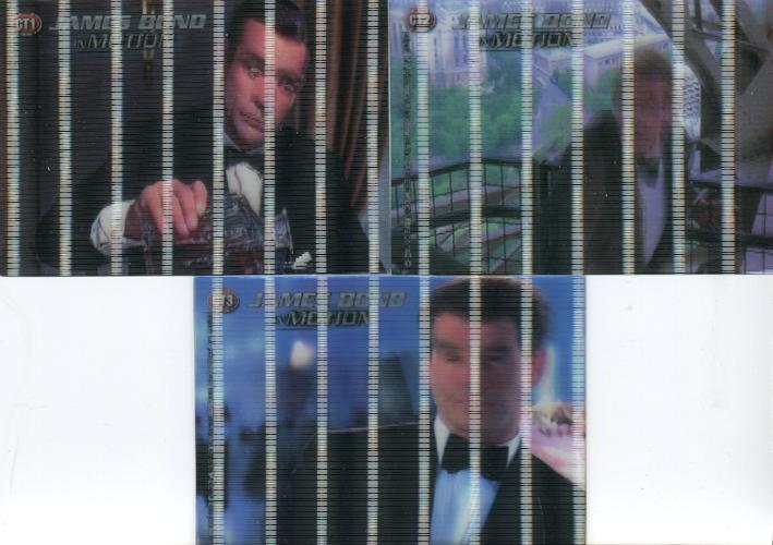 James Bond Women of James Bond in Motion Case Topper Chase Card Set CT1 - CT3   - TvMovieCards.com