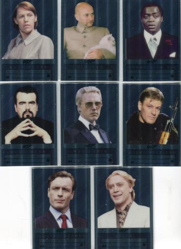 James Bond Archives Spectre Double Sided Mirror Chase Card Set 8 Cards   - TvMovieCards.com