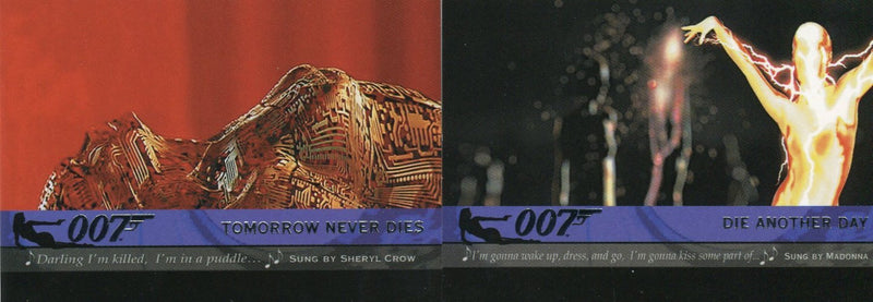 James Bond The Quotable James Bond Theme Songs Chase Card Set 10 Cards   - TvMovieCards.com