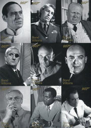 James Bond The Quotable James Bond Villains Chase Card Set 20 Cards F1 - F20   - TvMovieCards.com