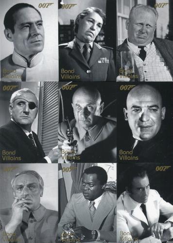 James Bond The Quotable James Bond Villains Chase Card Set 20 Cards F1 - F20   - TvMovieCards.com