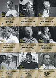 James Bond The Quotable James Bond Villains Chase Card Set 20 Cards F1 - F20   - TvMovieCards.com