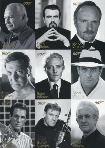 James Bond The Quotable James Bond Villains Chase Card Set 20 Cards F1 - F20   - TvMovieCards.com